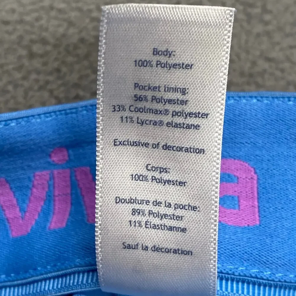 Ivivva Lululemon Girls Shorts 7 Blue Pockets Stretch Comfort‎ Casual